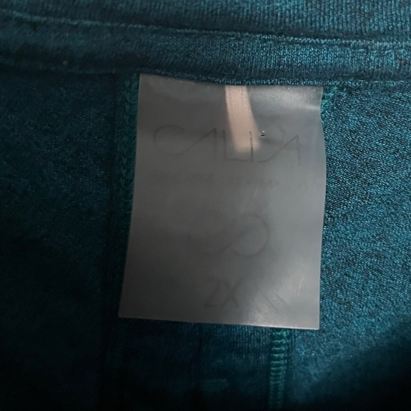 Calia Teal Dolman Split Back Long Sleeve - Picture 9 of 11